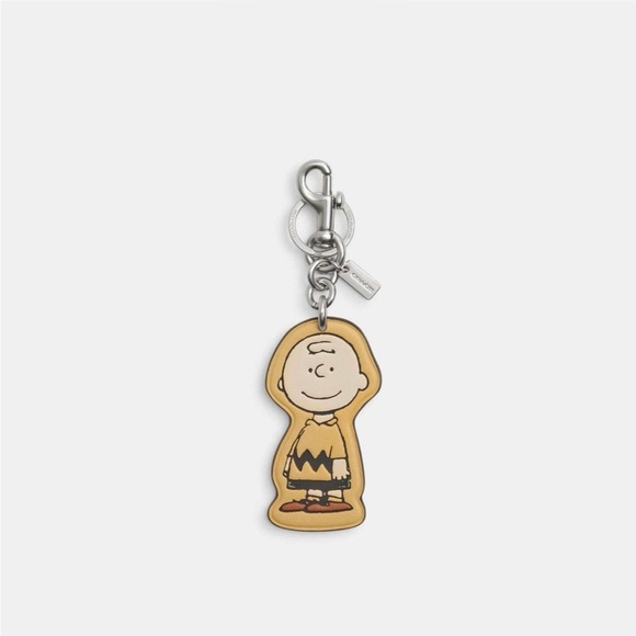 Coach X Peanuts Charlie Brown Bag Charm - Picture 1 of 7